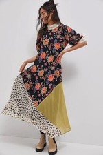 Anthropologie Soniya Maxi Dress Verb by Pallavi Singhee Size XS NWT