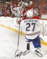 Montreal Canadiens Alex Galchenyuk Signed Autographed 8x10 Photo COA A