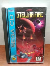 STELLAR-FIRE COMPLETE W CASE & MANUAL STELLAR FIRE DYNAMIX SEGA CD