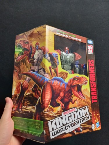 Transformers T-wrecks Rex Robot Dinosaurs Maximal Kingdom War For Cybertron - Foto 2 di 4