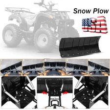 Snow Plow Blade Universal Kit Adjustable 45" For Honda Kawasaki Polaris ATV