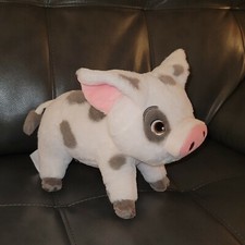Disney Store Genuine Authentic Moana Pet Pig Pua Plush Stuffed Animal 10" CLEAN
