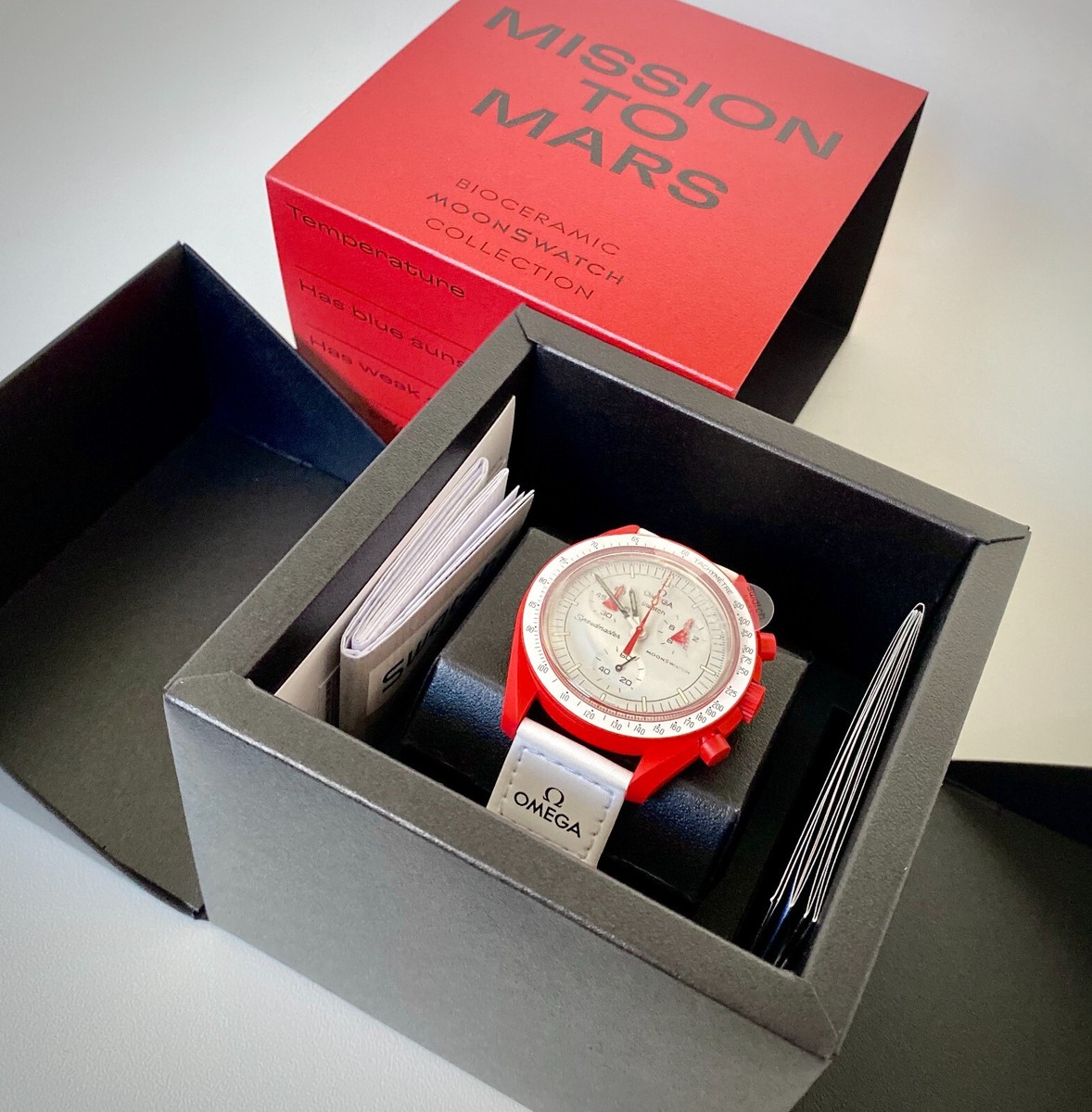 OMEGA X SWATCH SpeedMaster MoonSwatch MISSION TO MARS 42mm