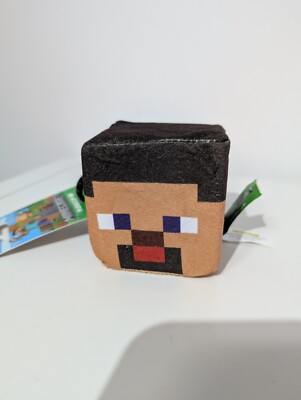 Steve Minecraft Plush Cube Clip On New With Tags From Mojang UK