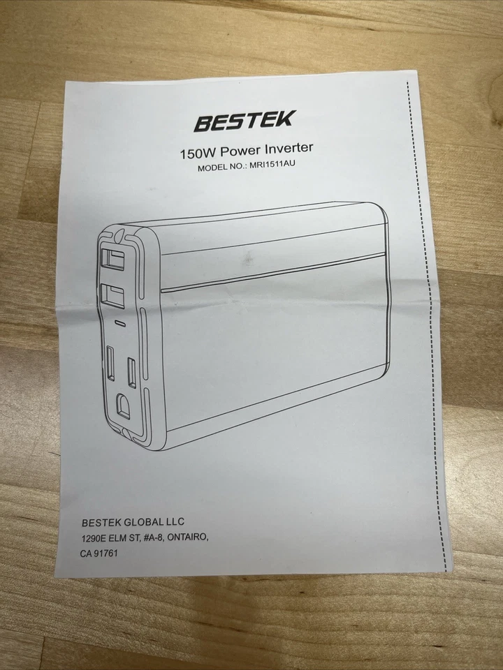 Bestek 150W POWER INVERTER Yellow MRI1511AU - Image 3 of 4
