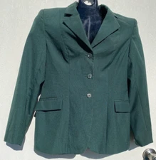 Ladies' sz 12 green Concour Elite English hunt coat NWOT