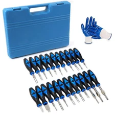 23pcs Car Terminal Removal Kit Electrical Wire Crimp Connector Pin Release Tool