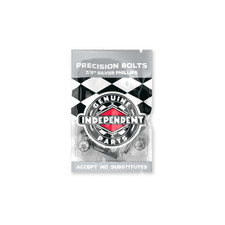 Independent Skateboard Hardware 7/8" Phillips Black/Silver 8 Nuts Mounting Bolts