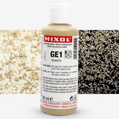 Mixol Glitzereffekt Tönpaste GE1 Hochkonzentriertes Wasser Öl flüssig 80ml