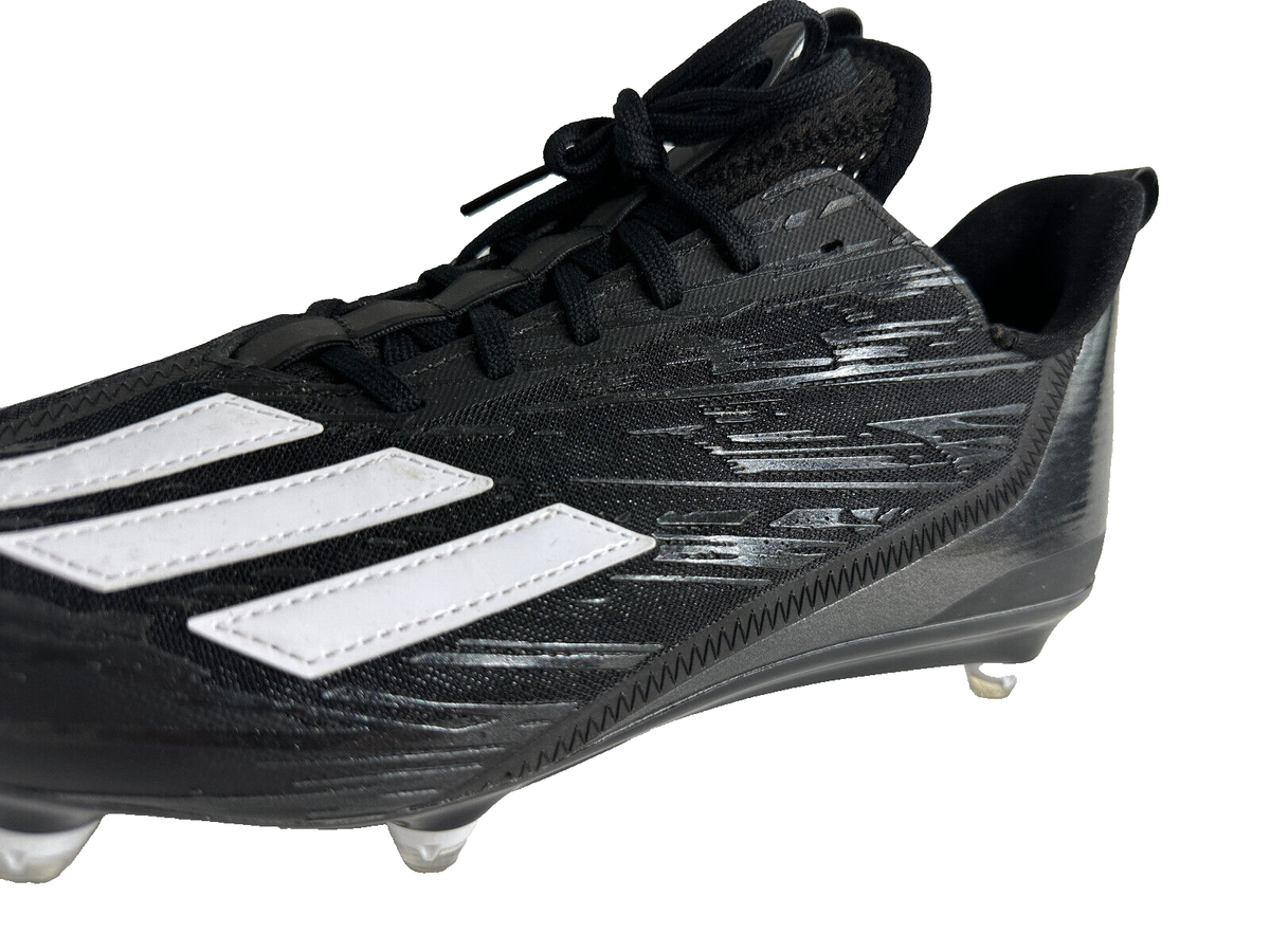 Adidas Adizero 22 Detach Football Cleats Black White Men display picture 3