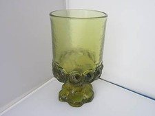 Tiffin / Franciscan Madeira Olive Green Footed Wine / Juice Glass es 