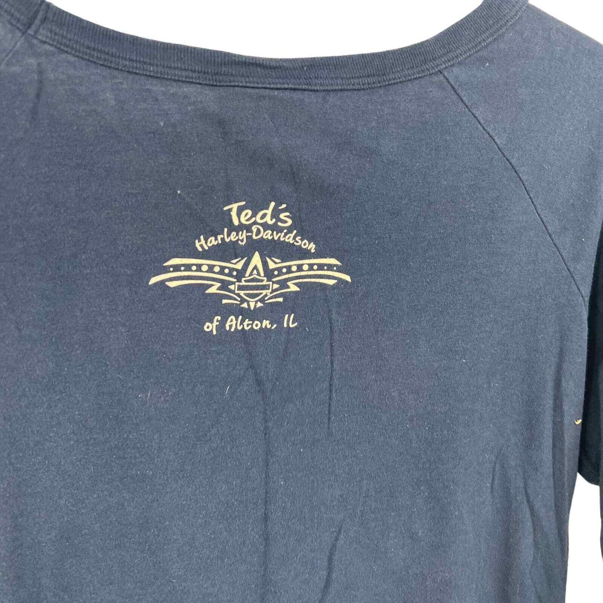 T-shirt Harley-Davidson Alton Motorcycle World – Pour Femme, Taille L, Rose Vintage