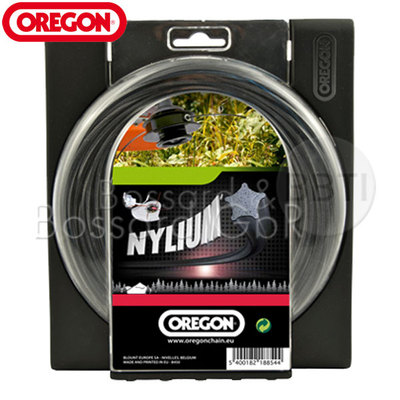 OREGON Nylium Starline Mähfaden 2,4 mm 90 m Aluminium Nylonfaden Trimmerfaden