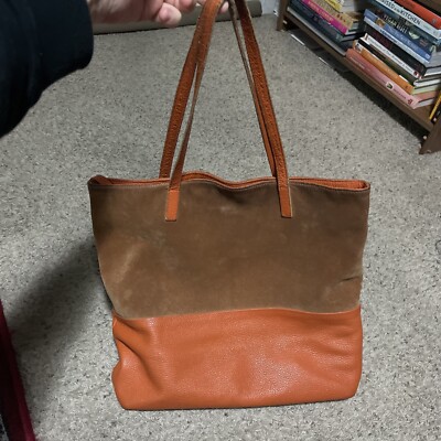 PRODOTTO ARTIGIANALE VERA PELLE BROWN /Orange