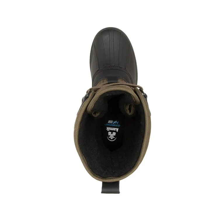 Kamik Men's William N Insulated Waterproof Winter Boot Dark Olive