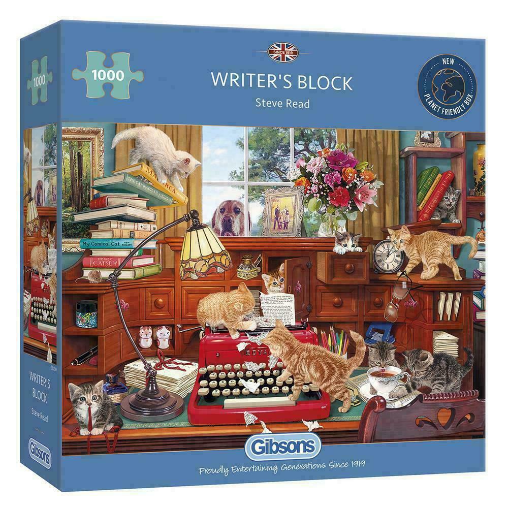 Gibsons Jigsaw Puzzle 1000 Piece - Writer's Block