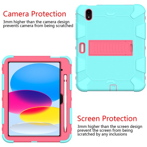 For iPad 10th Mini6 8th Air4 5 10.2 Pro 11 10.5 Shockproof Hard Stand Case Cover - Picture 36 of 90