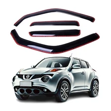 Fits Nissan Juke 2011-2017 Side Window Visor Sun Rain Deflector Guard In Channel