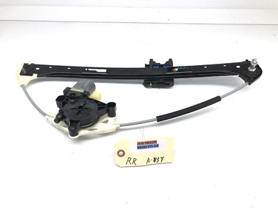 2015-2024 PORSCHE MACAN GTS RIGHT PASS REAR DOOR WINDOW REGULATOR W/ MOTOR OEM.