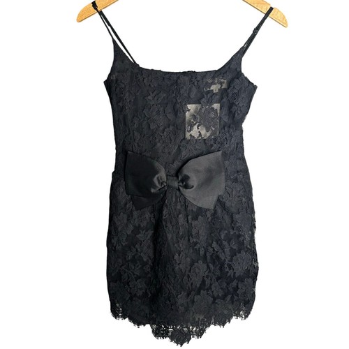 Shushu/Tong Bowtie Halter Dress Black Size XS NWT - Picture 4 of 7