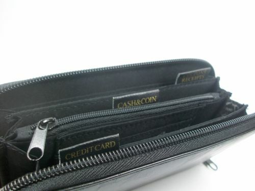 Wallet w/ Zippered Pockets Cash & Coins & 2 Additional Pockets, Credit Cards R3 - Picture 6 of 6
