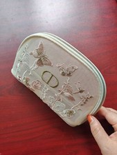 New Beauty Pouch Embroidered Butterflies and....