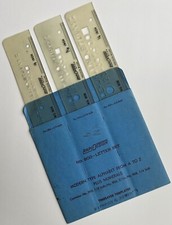 Vintage RapiDesign No. 900 LETTER SET A Z Numerals Template Design Drafting USA