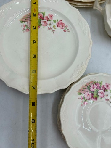 21 PCS THOMPS0N CHINA THP12 PLATES, CUPS, GRAVY, CASSEROLE **READ** - Picture 3 of 5