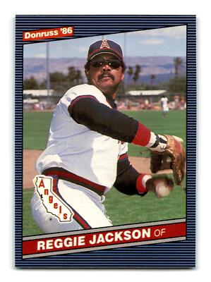 Reggie Jackson 1986 Donruss #173 California Angels Mint