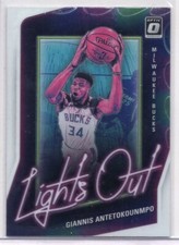 Giannis Antetokounmpo 2020-21 Panini Donruss Optic Basketball Lights Out