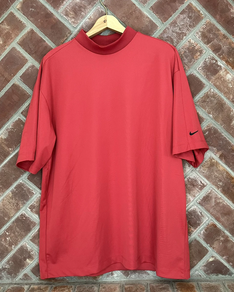Nike short sleeve cheap mock neck shirts