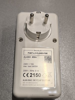 Devolo dLAN 650+ Powerline Adapter - Used, No Packaging