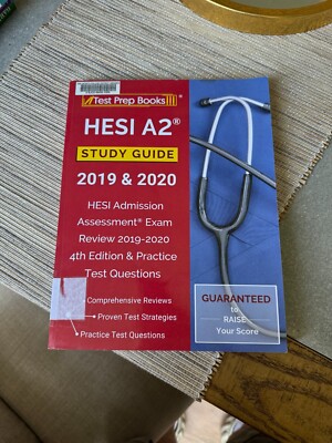 HESI A2 Study Guide 2019 2020 HESI Admission Assessment Exam Review 20 (Library)