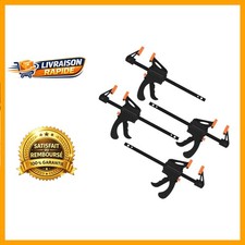 Pince à Bois 4 Pouces - Lot de Serres-Joints à Une Main avec Libération Rapide