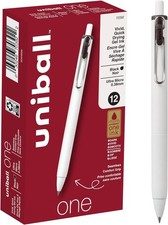 Uniball One l Pen; 0.38mm Ultra Micro Bla Pens; l Ink Pens  Office