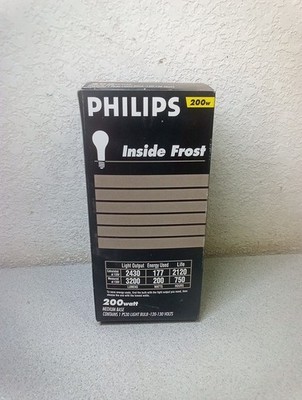 Philips 200W Inside Frost Lamp/Bulb 200/IF/120-130V