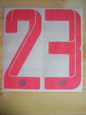 FC Bayern München orginal Flock Zahl 23  Gr. 164 - XXXXL