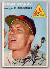 1954 TOPPS #38 EDDIE STANKY CARDINALS