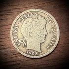 1908 D Barber Dime VG/F - Good Condition/details - Old US 90% Silver
