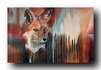 ARTIST ORIGINAL 75cm x 115cm Abstrakt Gemälde Modern XXL Bilder - Exklusive-ART - Bild 1 von 4