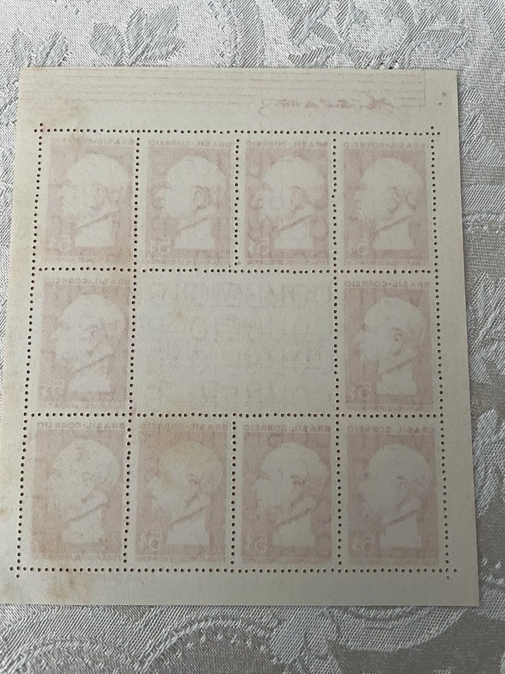 Brazil Stamps Sc 497a Worlds Fair Sheet 1940 new low price - Image 2 of 2