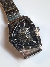 Winner Military Triangle Skeleton Automatic Watch