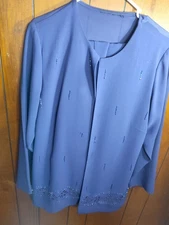 Pants Suit From The monsCollection It Is A Lavender In Color With Gems Stone