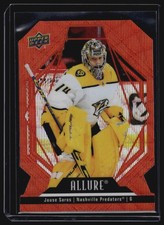 2022-23 Upper Deck Allure #11 Juuse Saros Orange Slice