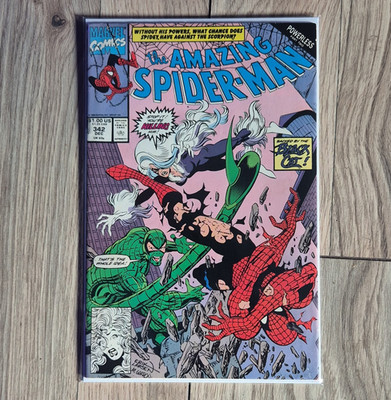Marvel Comics The Amazing Spider-Man #342, Englisch, Black Cat, Copper Age 1990