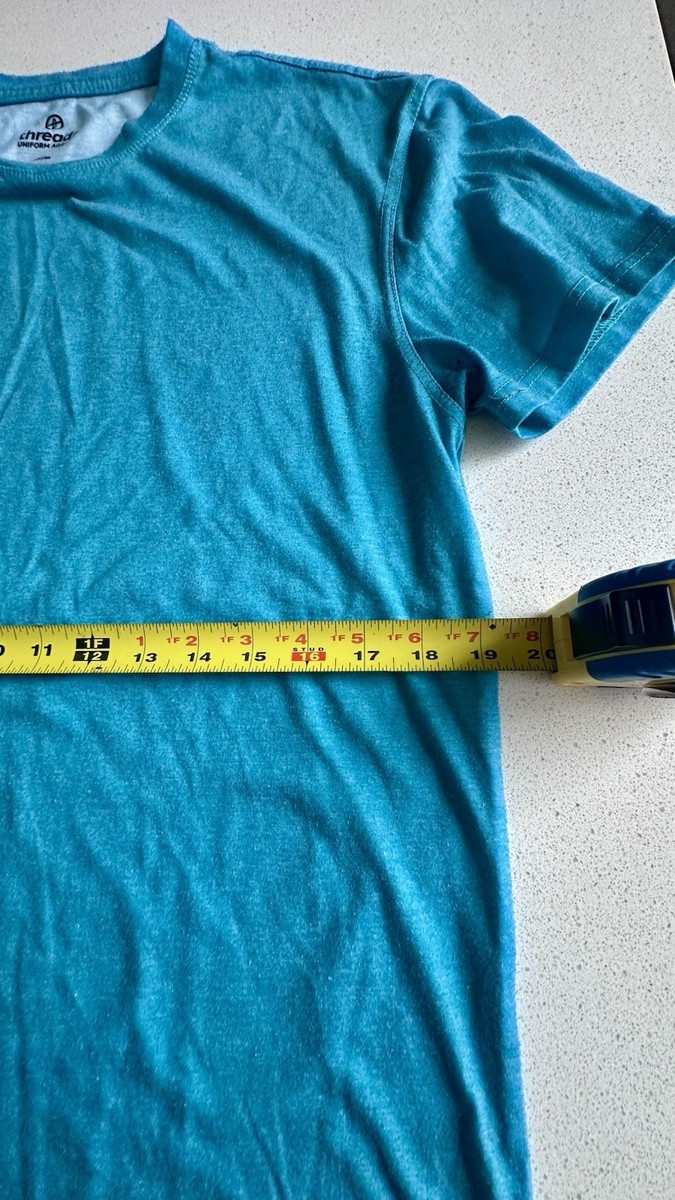 Texas H-E-B estore HEB Uniform T Shirt Blue Medium Threads Uniform Agency View 4