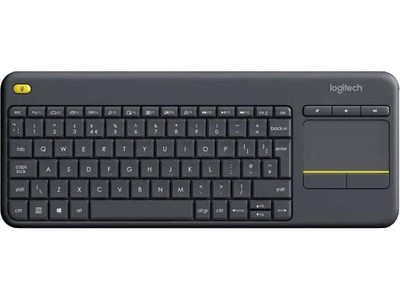 Logitech 920-007119 Wireless Touch Keyboard k400 Plus Dark