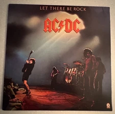 AC/DC-Let The Be Rock-LP-Record,1977- ATCO-1st Edition Pressing.