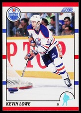Kevin Lowe, 1990-91 Score American, #170, Edmonton Oilers,
