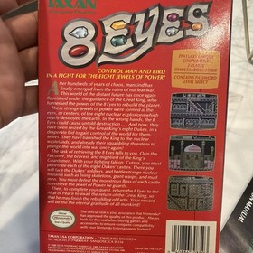 8 Eyes NES 1990 Complete CIB Box Manual Tested Authentic Near Mint